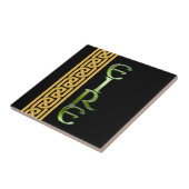 Schwarze Iren Fliese (Seite)