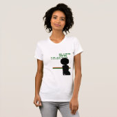 Schwarze Iren T-Shirt (Vorne ganz)