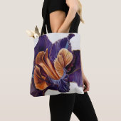 Schwarze Iris Tasche (Von Nahem)