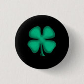Schwarze irische kleine Knöpfe Button (Vorderseite)