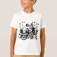 Schwarze irische Wirbel und Kobolde