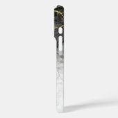 Schwarze Jade Wasserfarbenfarbe Tinte individuell Case-Mate iPhone Hülle (Rückseite / Links)