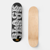 SCHWARZE JESUS-Skateboard Skateboard (Vorderseite)