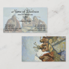 Schwarze, Jewel-like Inskasable Eyes von N.C. Wyet Visitenkarte