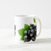 Schwarze Johannisbeere Kaffeetasse (VorderseiteRechts)