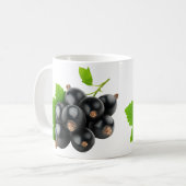 Schwarze Johannisbeere Kaffeetasse (Vorderseite Links)