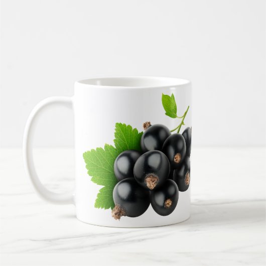 Schwarze Johannisbeere Kaffeetasse (Links)