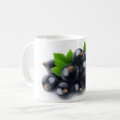 Schwarze Johannisbeere Kaffeetasse (Vorderseite Links)
