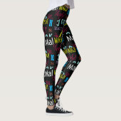 Schwarze Joker-Leggings Milliamperestunde Jongg Leggings (Rechts)