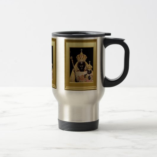 Schwarze Jungfrau Reisebecher (Rechts)