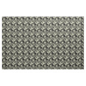 Schwarze Jungle Palme Blätter auf Beige Stoff (Yard (91,4 cm))