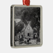 Schwarze-Kabine Silbernes Ornament (Rechts)