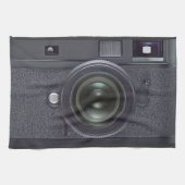 Schwarze Kamera Handtuch (Horizontal)