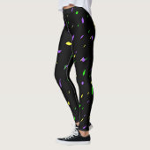 Schwarze Karnevalconfetti-Leggings Leggings (Links)
