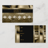 Schwarze Karte Schwarzes Gold Kunst, Dichtung und  (Vorne/Hinten)