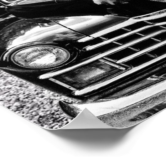 SCHWARZE KATASTROPHE POSTER (Ecke)