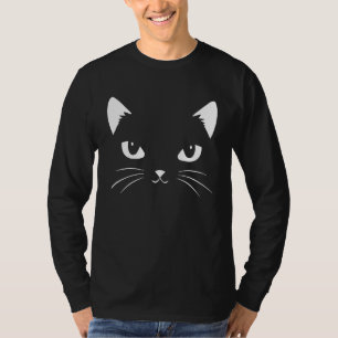 Schwarze Kätzchen Katze  Miauen süß  Kätzchen Schw T-Shirt