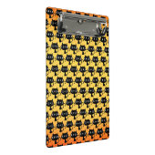 Schwarze Kätzchen Mini Klemmbrett (Schrägansicht)