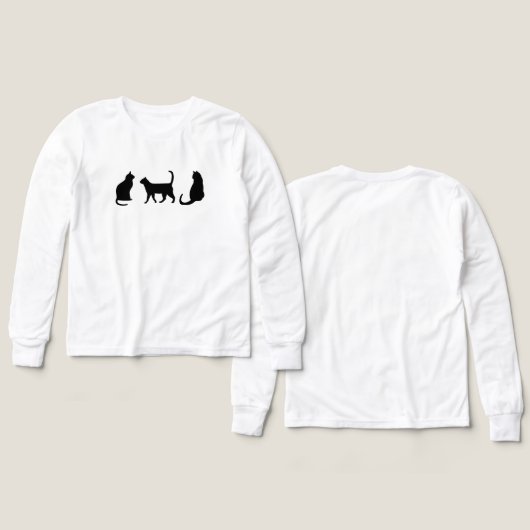 Schwarze Katze (Design Vorderseite & Rückseite)