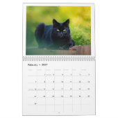 Schwarze Katze 2027 Kalender (Feb 2027)