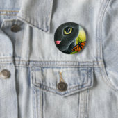 Schwarze Katze 555 Button (Beispiel)