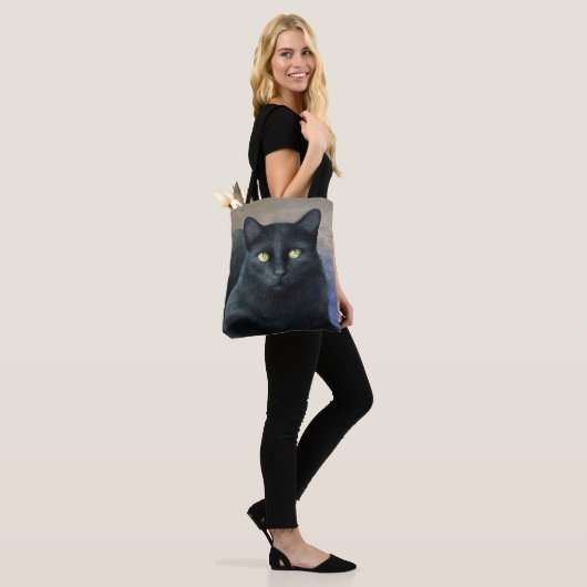 Schwarze Katze 621 Tasche (Am Model)