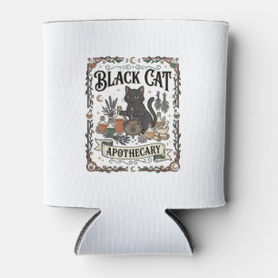 Schwarze Katze Apotheke Katze Witchy Mystische Apo Dosenkühler