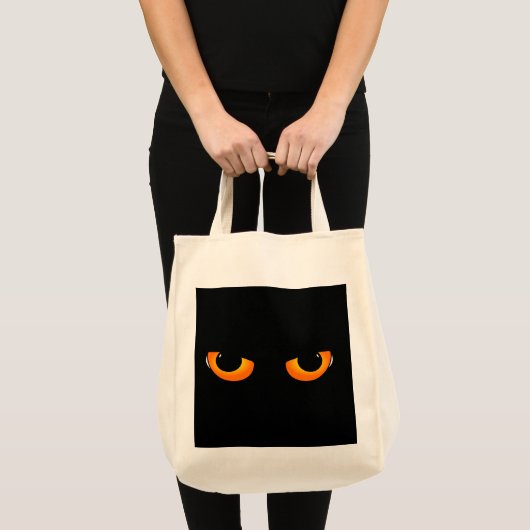 SCHWARZE KATZE AUGE-TASCHE TRAGETASCHE (Vorderseite (Produkt))