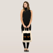 SCHWARZE KATZE AUGE-TASCHE TRAGETASCHE (Vorderseite (Model))
