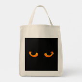 SCHWARZE KATZE AUGE-TASCHE TRAGETASCHE (Rückseite)