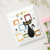 Schwarze Katze aus der Mitte des Jahrhunderts Geschenktütchen (Versiegelt)