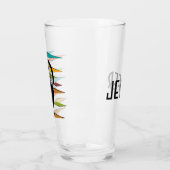 Schwarze Katze aus der Mitte des Jahrhunderts Glas (Links)