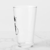 Schwarze Katze aus der Mitte des Jahrhunderts Glas (Links)