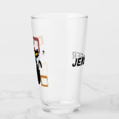 Schwarze Katze aus der Mitte des Jahrhunderts Glas (Links)