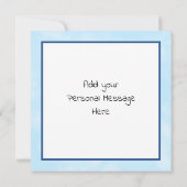 Schwarze Katze Ausblick Fenster auf Sterne und Mon Karte (Rückseite)