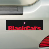 Schwarze Katze Autoaufkleber (Auf Auto)