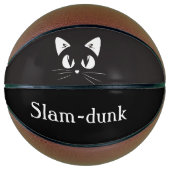 Schwarze Katze Basketball (Vorderseite)
