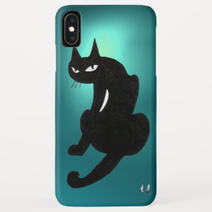 SCHWARZE KATZE blau Case-Mate iPhone Hülle