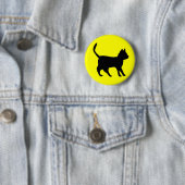 Schwarze Katze Button (Beispiel)
