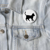 Schwarze Katze Button (Beispiel)