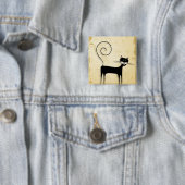 Schwarze Katze Button (Beispiel)