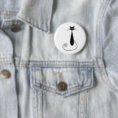 Schwarze Katze Button (Beispiel)