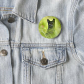 Schwarze Katze Button (Beispiel)