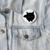 Schwarze Katze Button (Beispiel)