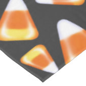 Schwarze Katze, Candy Mais Muster, Halloween-Spaß Tischdecke (Schrägansicht)