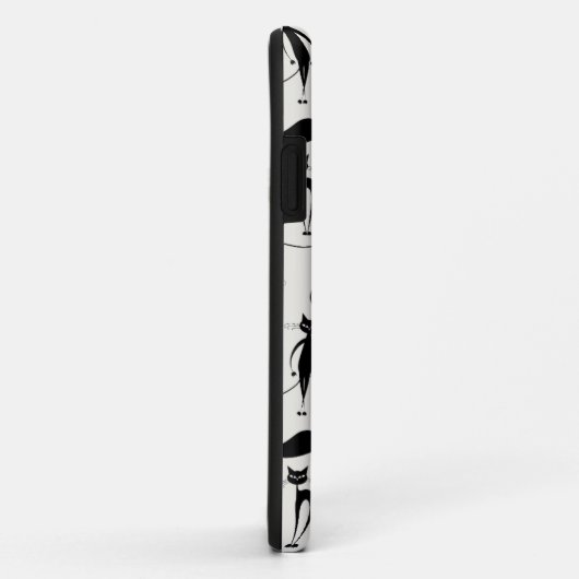 Schwarze Katze Case-Mate iPhone Hülle (Hinten/Rechts)