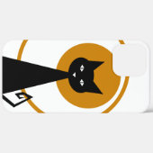 Schwarze Katze Case-Mate iPhone Hülle (Hinten (horizontal))