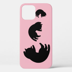 Schwarze Katze iPhone 12 Hülle