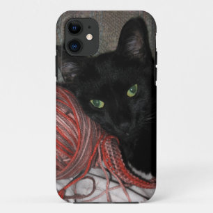 Schwarze Katze Case-Mate iPhone Hülle