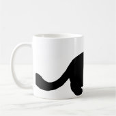 Schwarze Katze | Cooles Haustier Kitty | Animal Lo Kaffeetasse (Links)